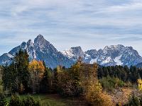 Herbstblick nahe Bad Häring zum Wilden Kaiser